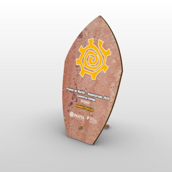 Troféu em MDF forrado a Folha de Cortiça (GM-T04)
